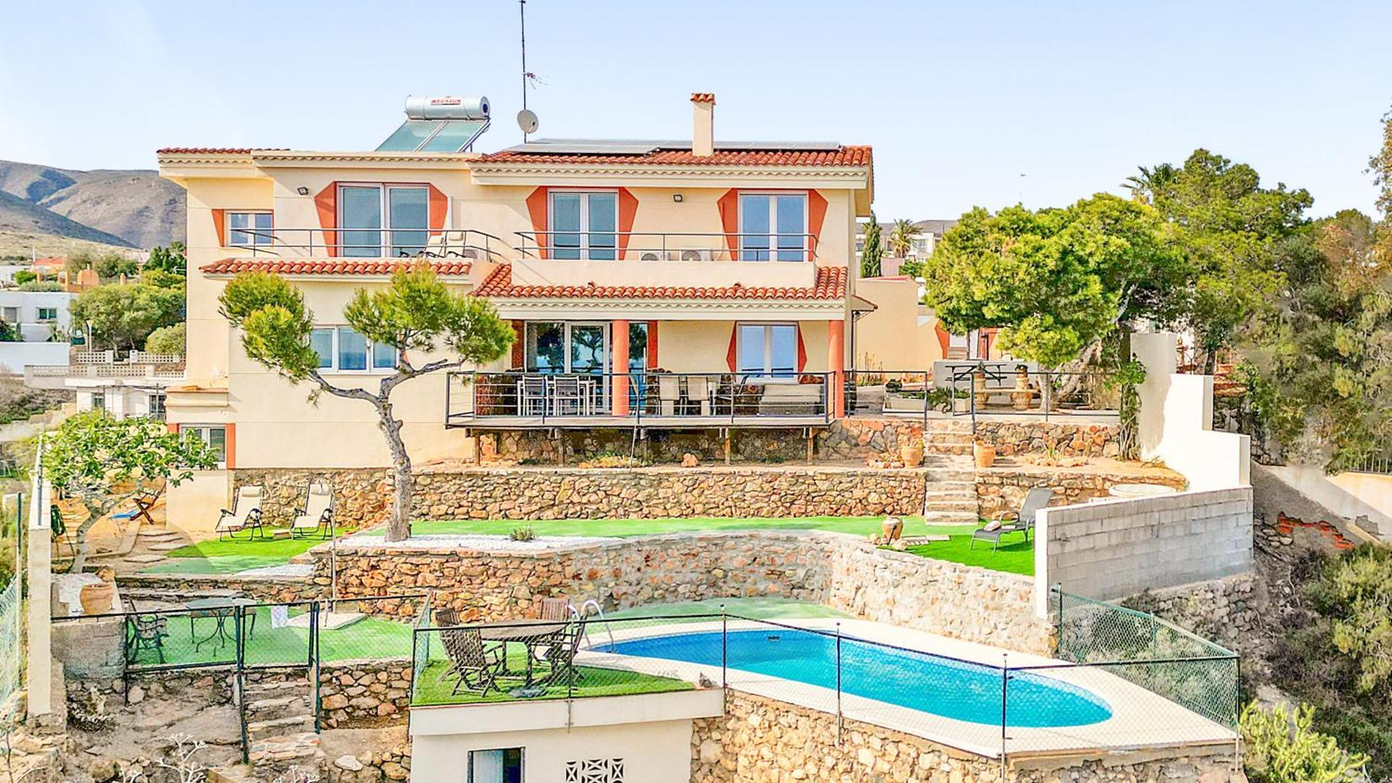 Villa Infinity Sea Views I Pool I Bbq I Jacuzzi Almería Eksteriør billede